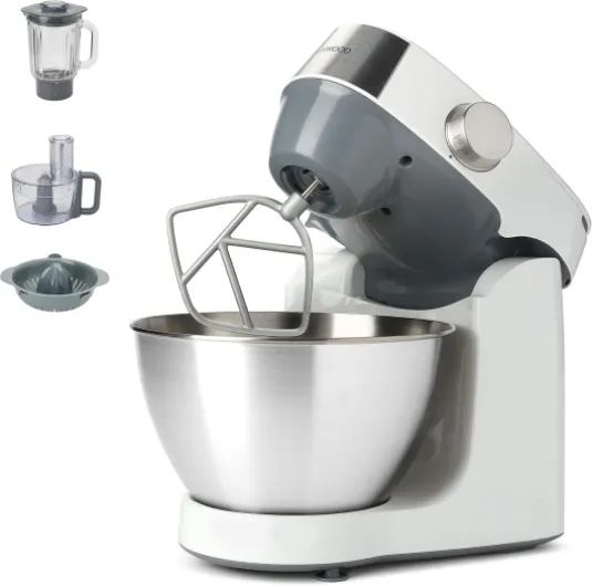 KHC29A.J0WH Prospero+ Robot pâtissier avec bol 4,3L, fouets, accessoires de cuisine, presse-agrumes et mixeur