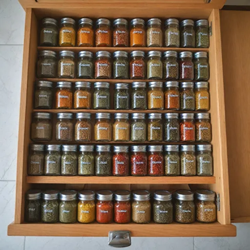 Optimiser le rangement des épices dans les tiroirs : astuces et conseils pratiques