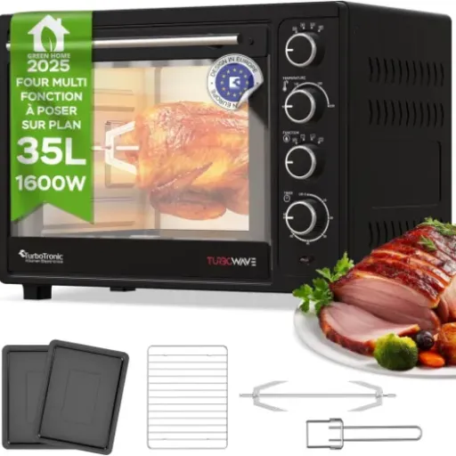 Test TurboTronic Mini Four 35L : le petit four qui remplace (presque) un four classique