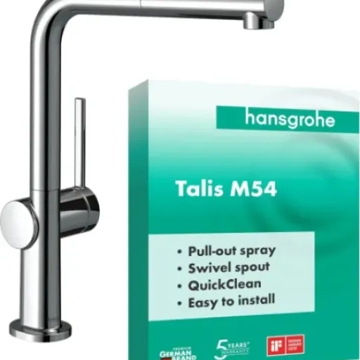 Test Hansgrohe Talis M54 : un mitigeur cuisine propre, pratique, mais pas parfait