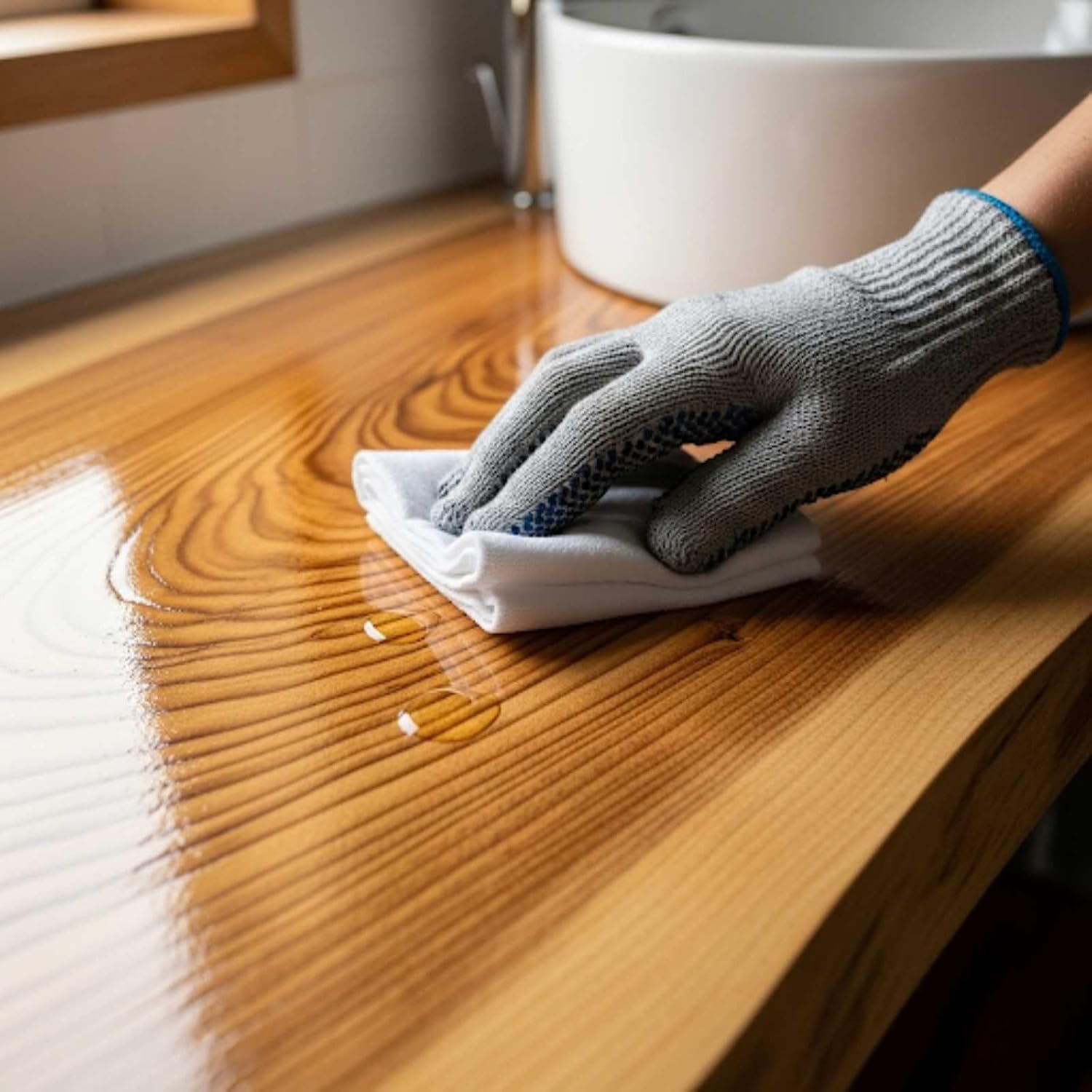 Huile Plan De Travail - Codeve Bois - 1L - Intérieur - Pour L'entretien D'un Plan De Travail En Bois Massif, Stratifié Ou Lamellé.