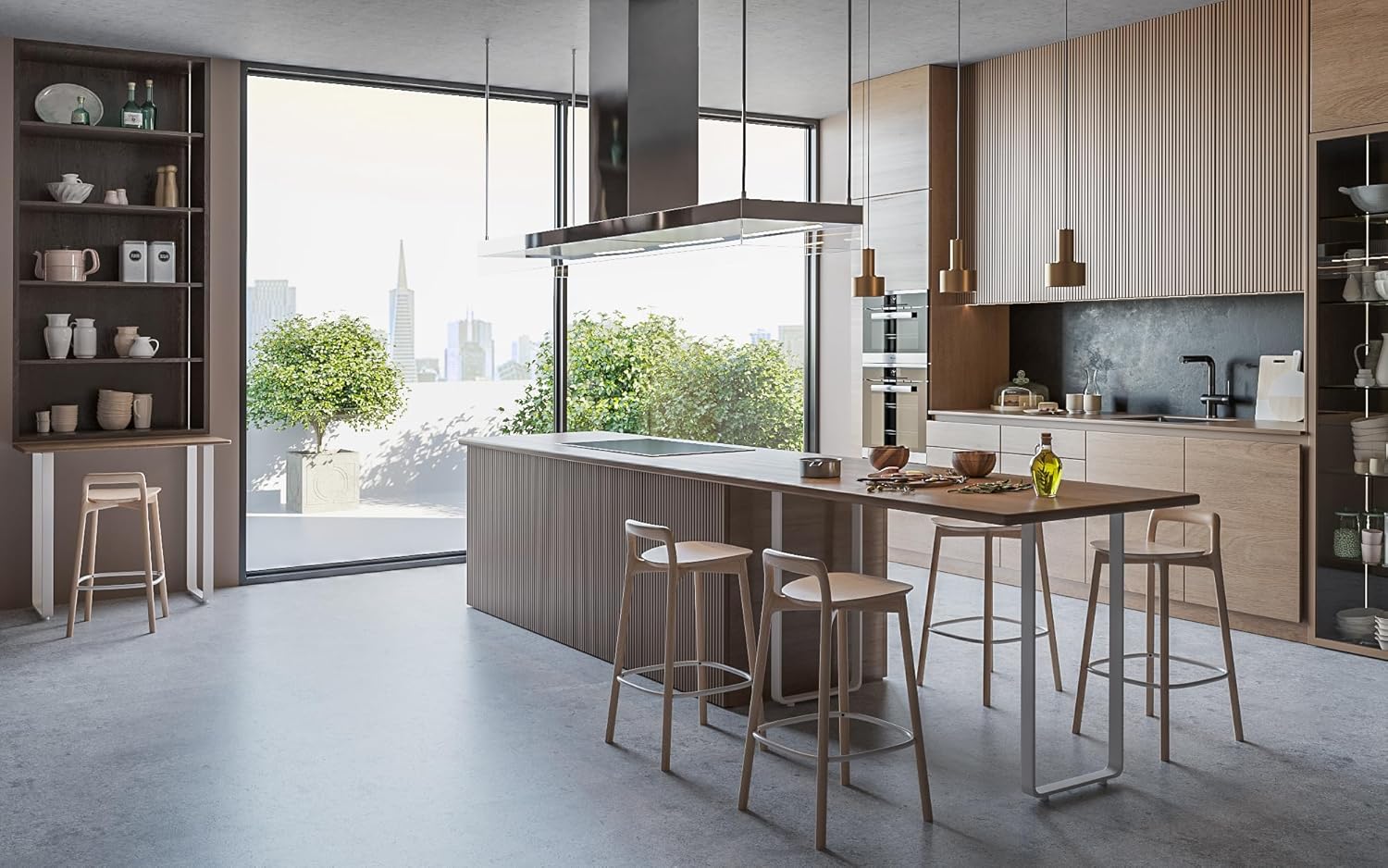 Jambage pour Plan de Travail - Blanc - Aluminium - Hauteur 85 à 86cm, Largeur 40cm