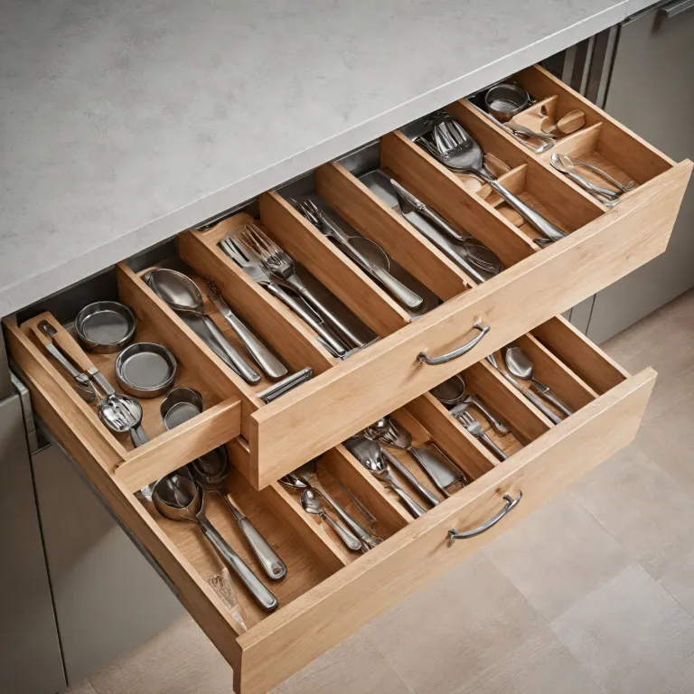 Optimiser le range couverts pour tiroirs : transformer chaque tiroir en allié du plan de travail