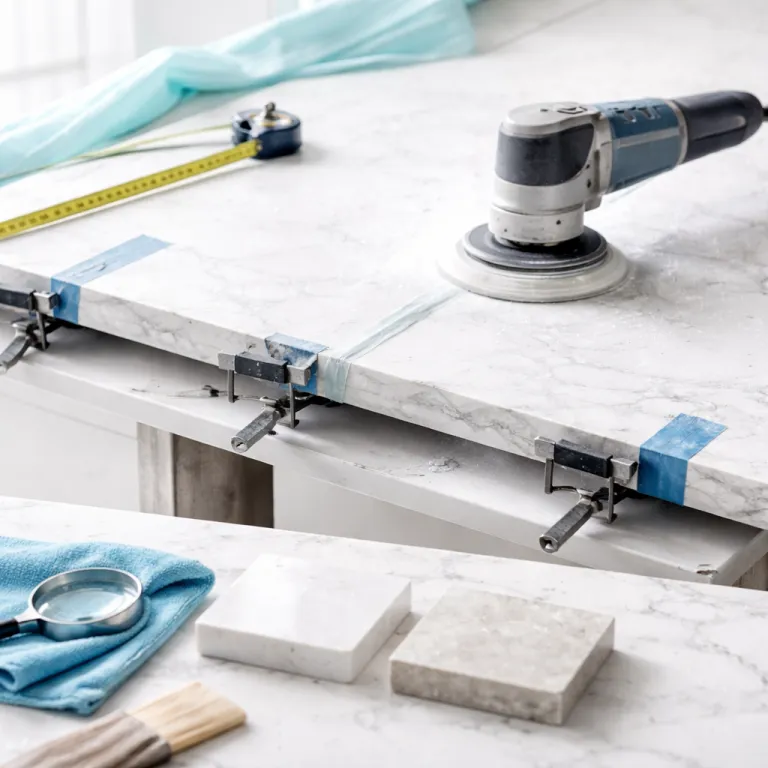 Plan de travail en quartz : prix au m², pose et vérité après cinq ans d'usage