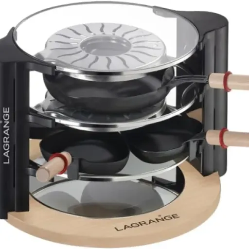 Test LAGRANGE Raclette Evolution 149011 : la raclette qui mise sur le bois et le verre plutôt que sur le plastique