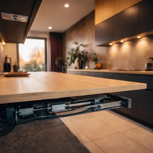 Capteurs de présence et plans rétractables : la cuisine connectée transforme le plan de travail