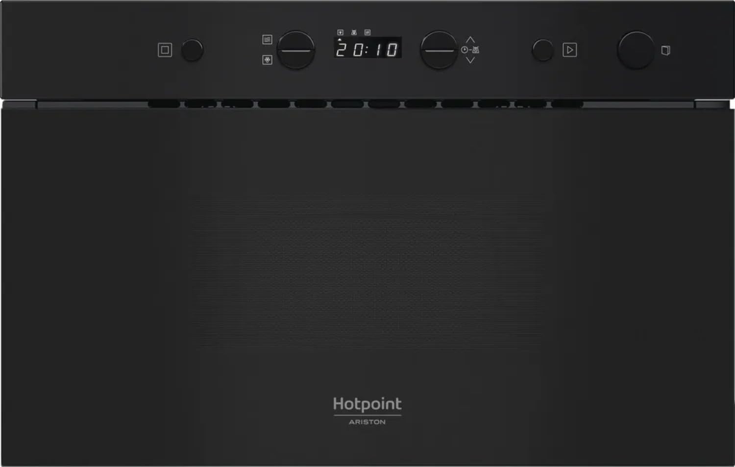HAMK11B Micro-ondes Encastrable 22L - Technologie Multiwave 3D, Gril Autonettoyant - Écran LCD Tactile et Sécurité Enfants - H 38,2 x L 59,5 x P 32 cm - Noir