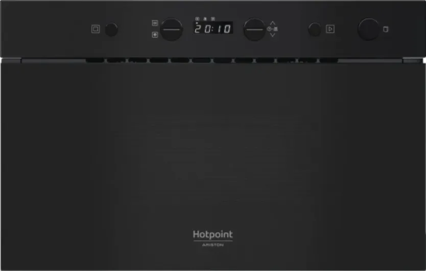 HAMK11B Micro-ondes Encastrable 22L - Technologie Multiwave 3D, Gril Autonettoyant - Écran LCD Tactile et Sécurité Enfants - H 38,2 x L 59,5 x P 32 cm - Noir