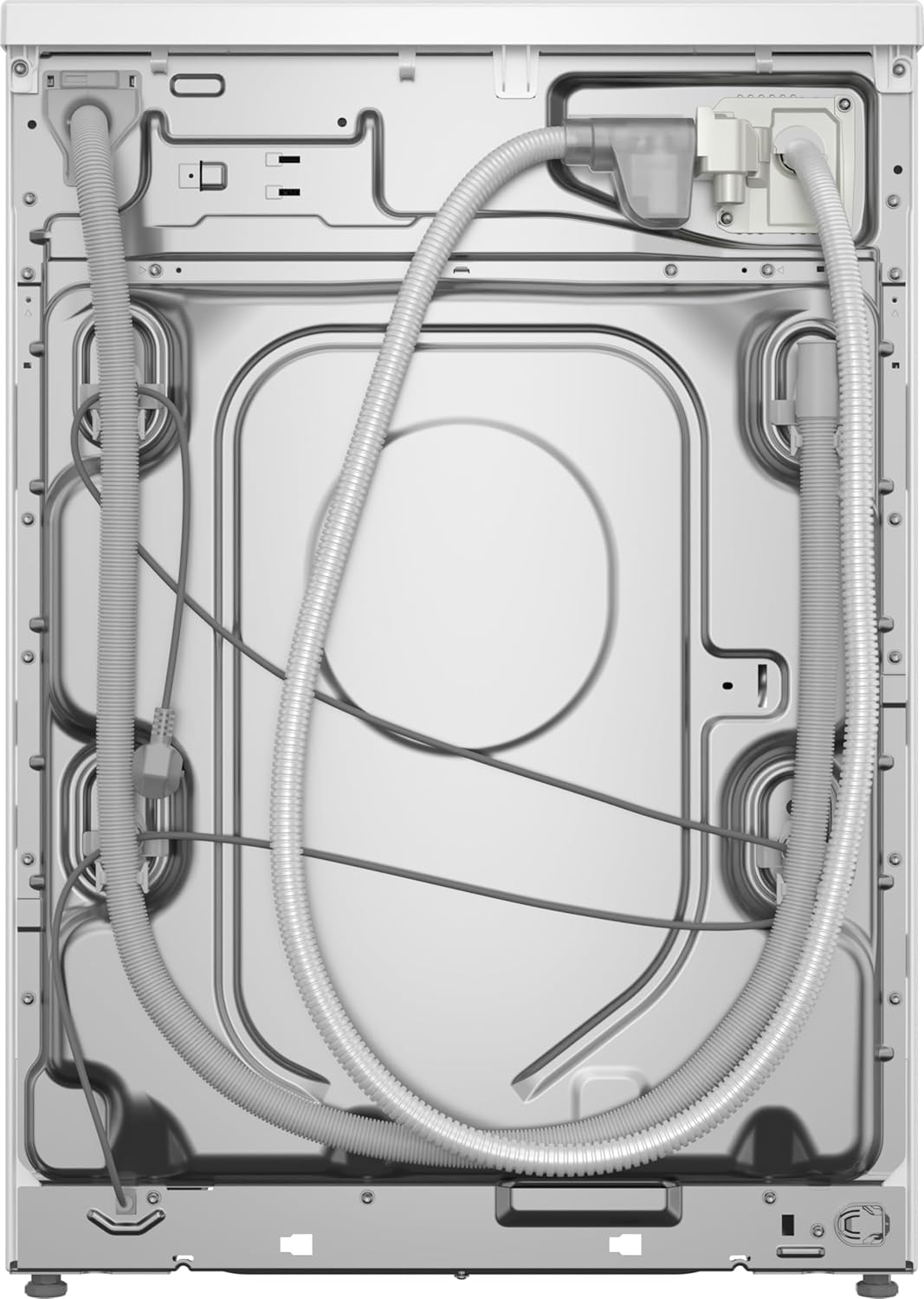 Bosch WUU28T71 Série 6 Machine à laver 8 kg, encastrable, 1400 tr/min, détection de charge, hygiène Plus, fonction de remplissage, chargement frontal, écran LED, tambour doux, gain de temps, AquaStop