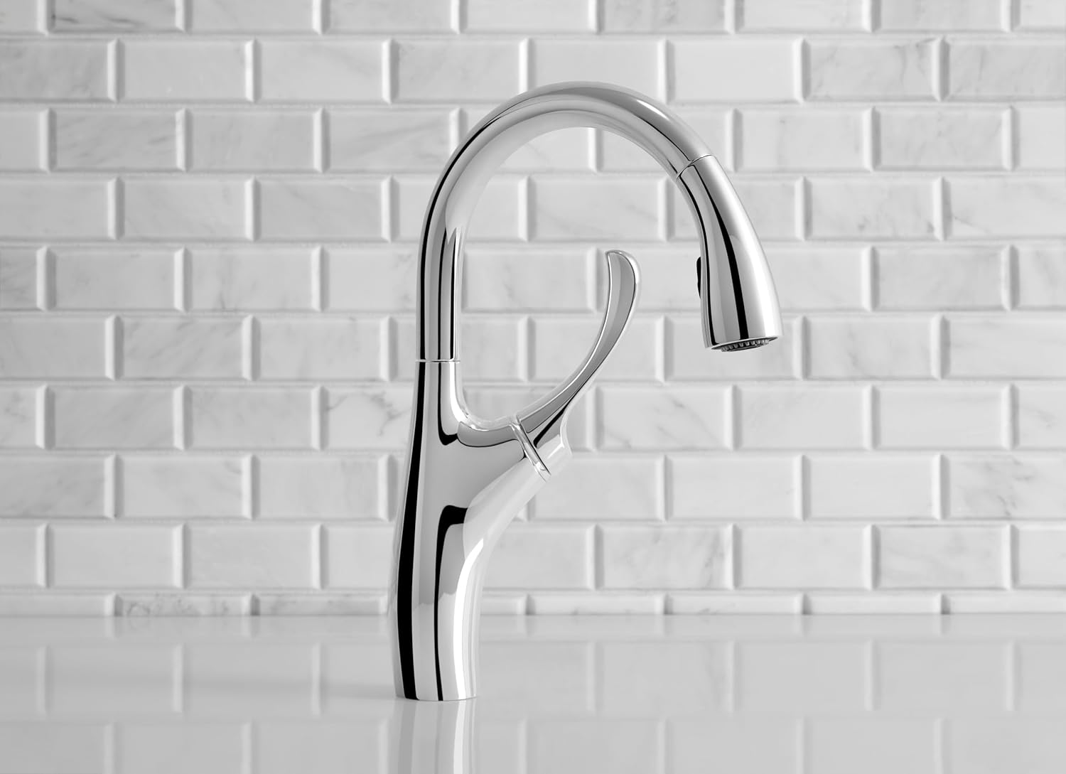 Mitigeur d'Évier de Cuisine Suzanne - Douchette extractible - Bec pivotant - Économie d'eau - 38,3x27x12,5 cm - Finition Chrome - E23309-CP Douchette 2 jets