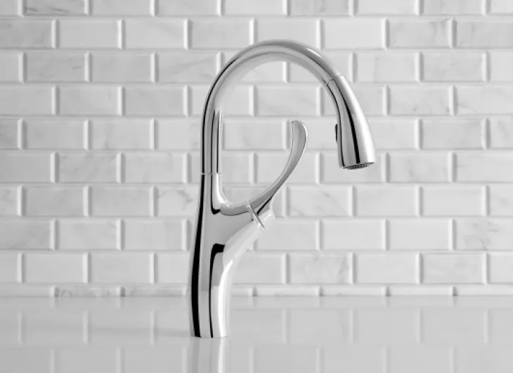 Mitigeur d'Évier de Cuisine Suzanne - Douchette extractible - Bec pivotant - Économie d'eau - 38,3x27x12,5 cm - Finition Chrome - E23309-CP Douchette 2 jets