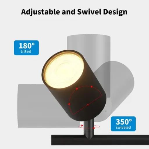 Test LVWIT Spot Plafond Orientable 6 spots : un rail simple qui éclaire bien sans ruiner le budget
