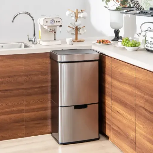 Test FANTASK 72L : la grosse poubelle de cuisine qui organise (un peu) ta vie de tri
