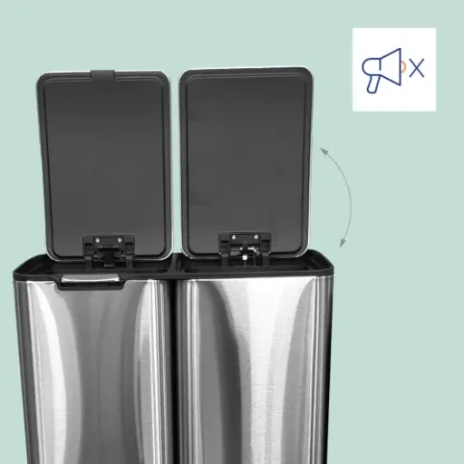 Test Poubelle Relaxdays 3 compartiments 60 L : le tri des déchets sans se prendre la tête