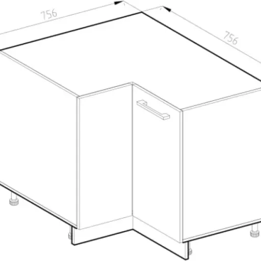 Test Vicco Meuble d’angle R-Line : un caisson de coin correct pour cuisine modulaire, mais pas sans défauts