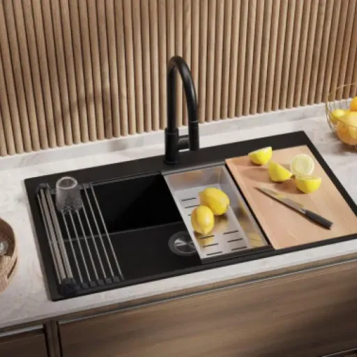 Test Primagran Oslo S705 88x50 : le gros évier d’angle qui optimise bien le coin cuisine