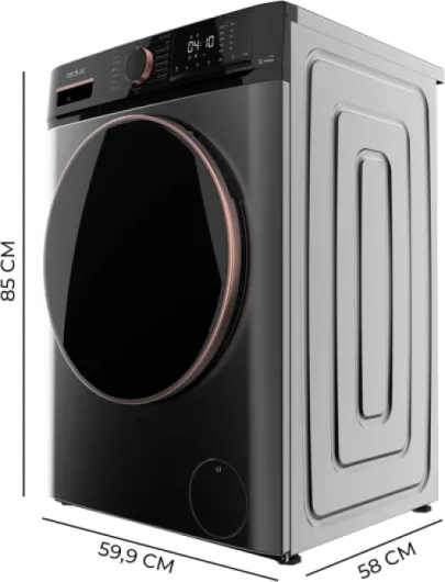 Test Cecotec Bolero Dresscode 9610 Inverter Steel A : un 9 kg complet qui fait le job sans se ruiner