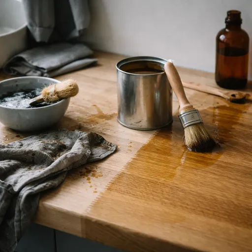 Entretien du plan de travail en bois : huile de lin, savon noir et la routine qui fonctionne