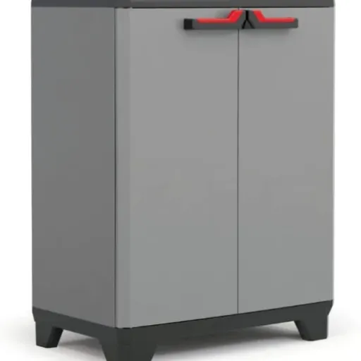 Test Keter Armoire Basse STILO : petite armoire plastique qui fait le job pour le garage et la buanderie