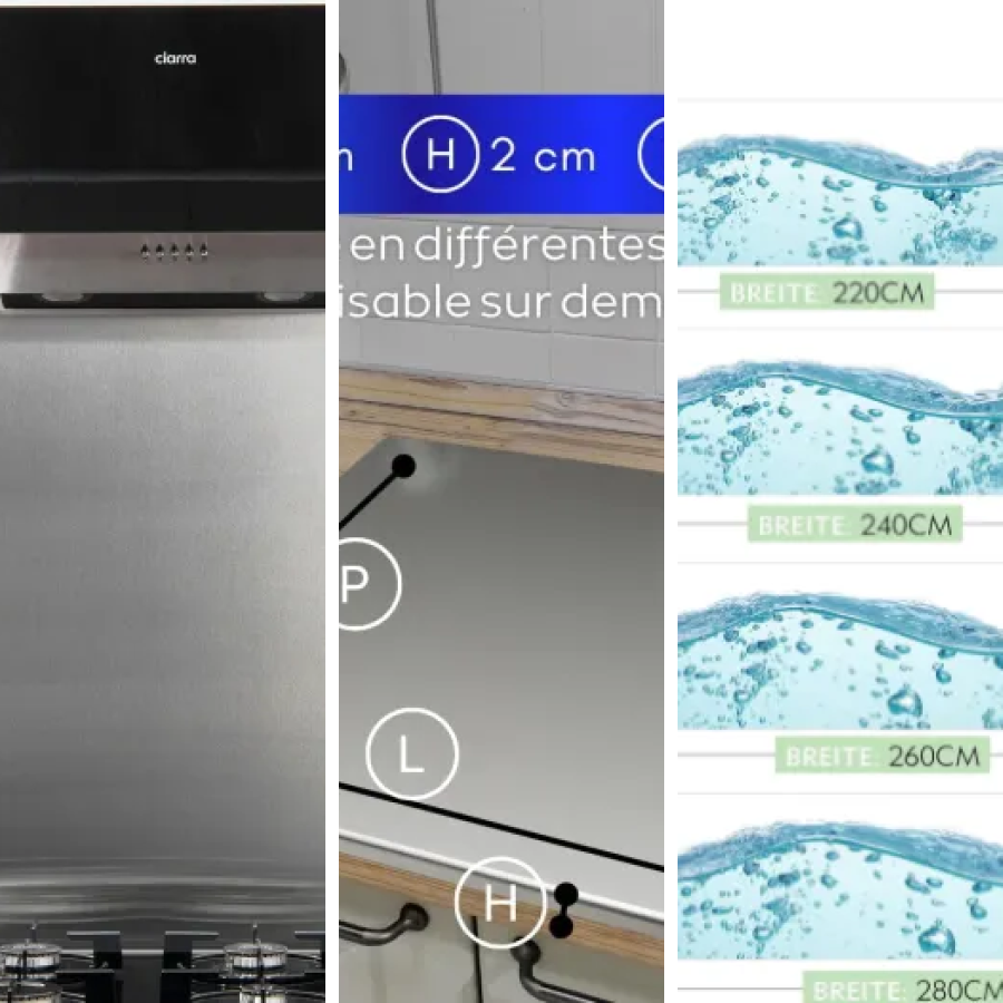 Top 5 : meilleurs crédence inox (2026)