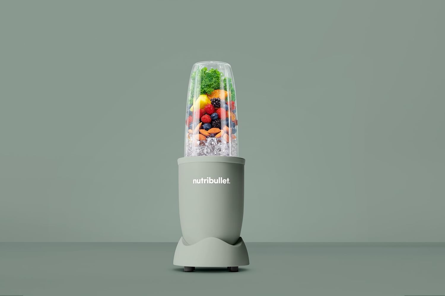 Pro 900 - Blender Personnel Multifonction, Smoothie, Fruits et Légumes, Compact, Facile à Utiliser et Nettoyer, Extraction Nutriments, 900W, Vert Olive Minéral (NB904MAJD)