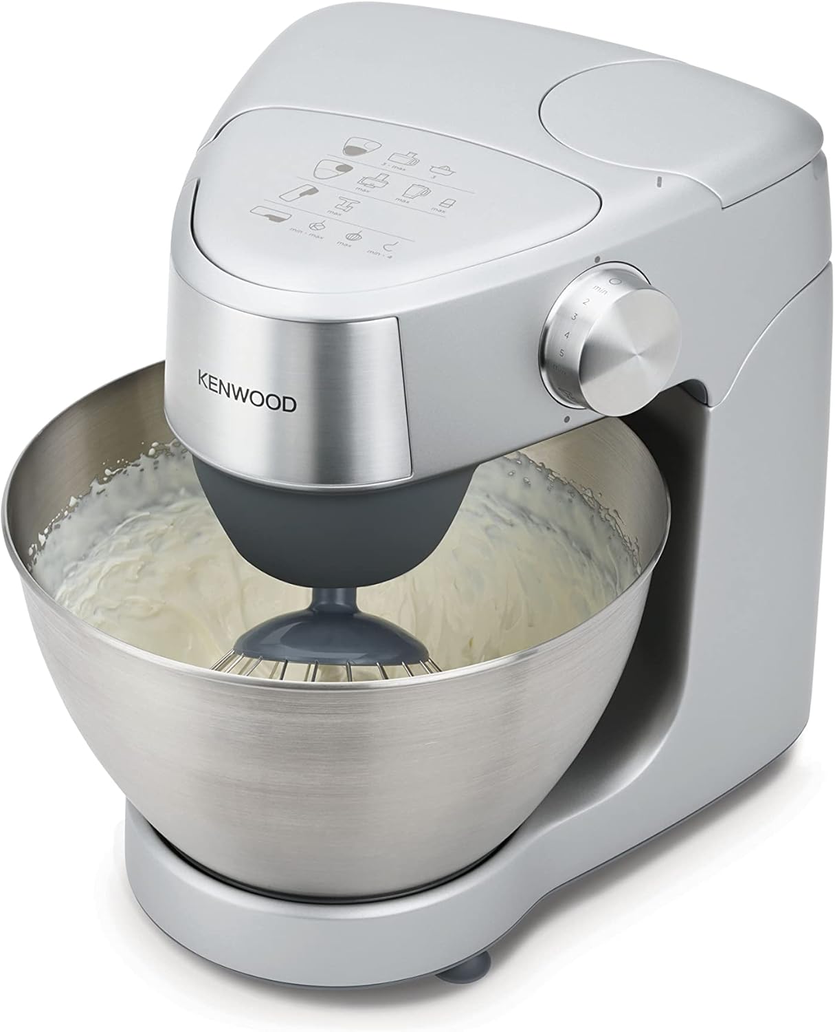Prospero+ KHC29A.R0SI Robot de Cuisine, Bol 4,3 L en Acier Inoxydable, 10 Accessoires, Hachoir, Blender en Verre, Presse Agrumes, Extracteur de Jus et Plus, Balance intégrée, 1000W, Argent Argent 2