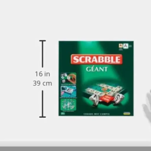 Test Megableu Scrabble Géant : le Scrabble classique en version lisible et pratique