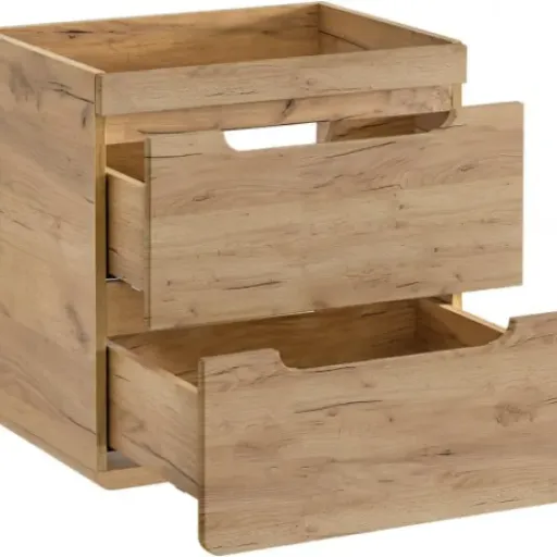 Test Lomadox Ensemble meuble de lavabo chêne Wotan : un set qui fait le job sans exploser le budget