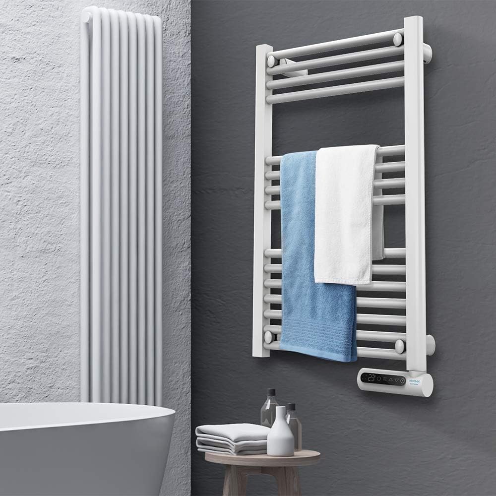 Porte-serviettes électrique Ready Warm 9100 Smart Towel White Puissance 500 W, écran LED, contrôle tactile, 3 modes de fonctionnement, température réglable - ReadyWarm 9100 Blanc