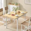 Test VASAGLE KDT077Y01 : la table pliable qui sauve les petits espaces (sans être parfaite)