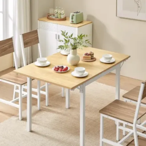 Test VASAGLE KDT077Y01 : la table pliable qui sauve les petits espaces (sans être parfaite)