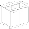 Test Vicco Meuble d'angle R-Line, Sonoma 86 cm : le caisson d’angle qui fait le job sans ruiner la cuisine