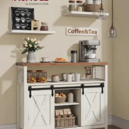 Test VASAGLE Buffet Daxton : le petit bahut pratique qui fait le job sans ruiner le salon