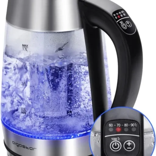 Test Aigostar Cris : une bouilloire en verre réglable qui fait le job sans trop de chichis