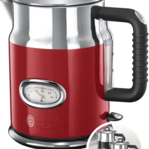 Test Russell Hobbs Retro Rouge 1,7L : la bouilloire qui mise surtout sur le style et la rapidité