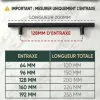 Test Poignée de Meuble Cuisine Noir 128MM (lot de 15) : des barres noires simples qui font le job pour pas trop cher