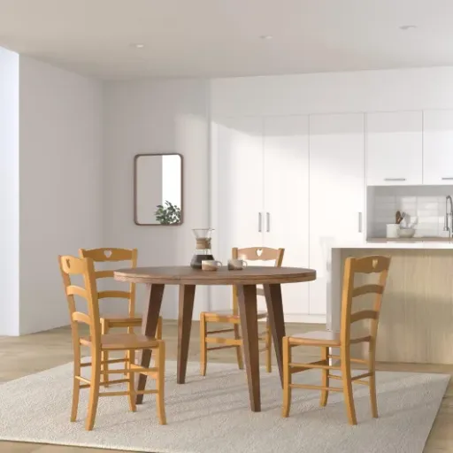 Test Tommychairs Cuore (set de 4) : des chaises en bois costaudes pour la cuisine, sans fioritures inutiles