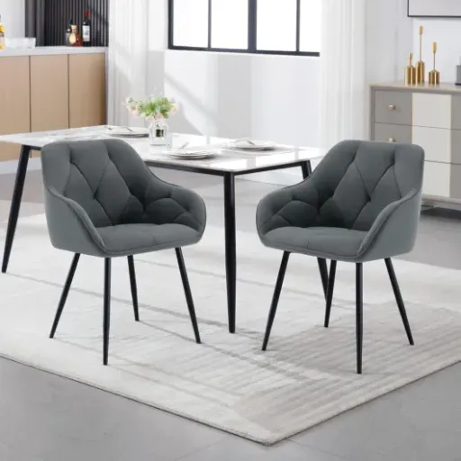 Test WOLTU Lot de 6 chaises velours : des chaises de salle à manger qui font le job sans ruiner le salon